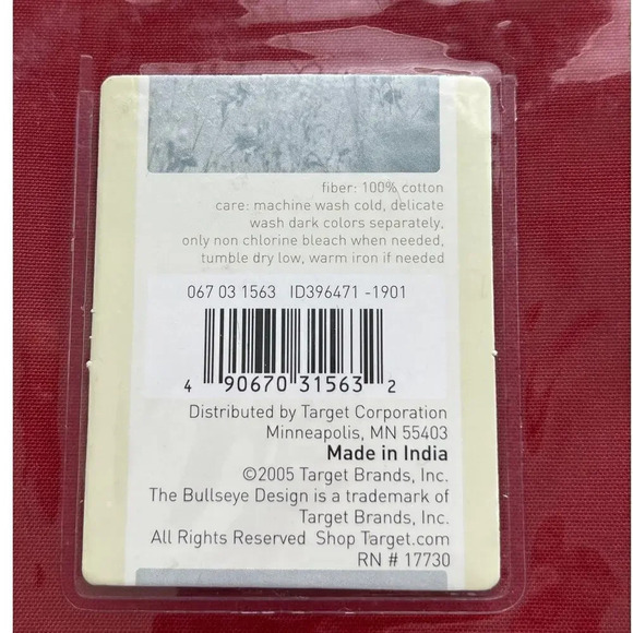 Target Home Casual RED Napkins 4 Pack 20in X 20in NEW - Picture 3 of 5